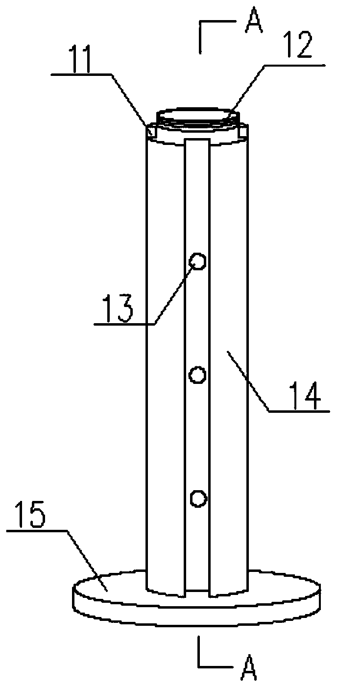 Segmented grouting device and grouting method for grouting steel shock tube