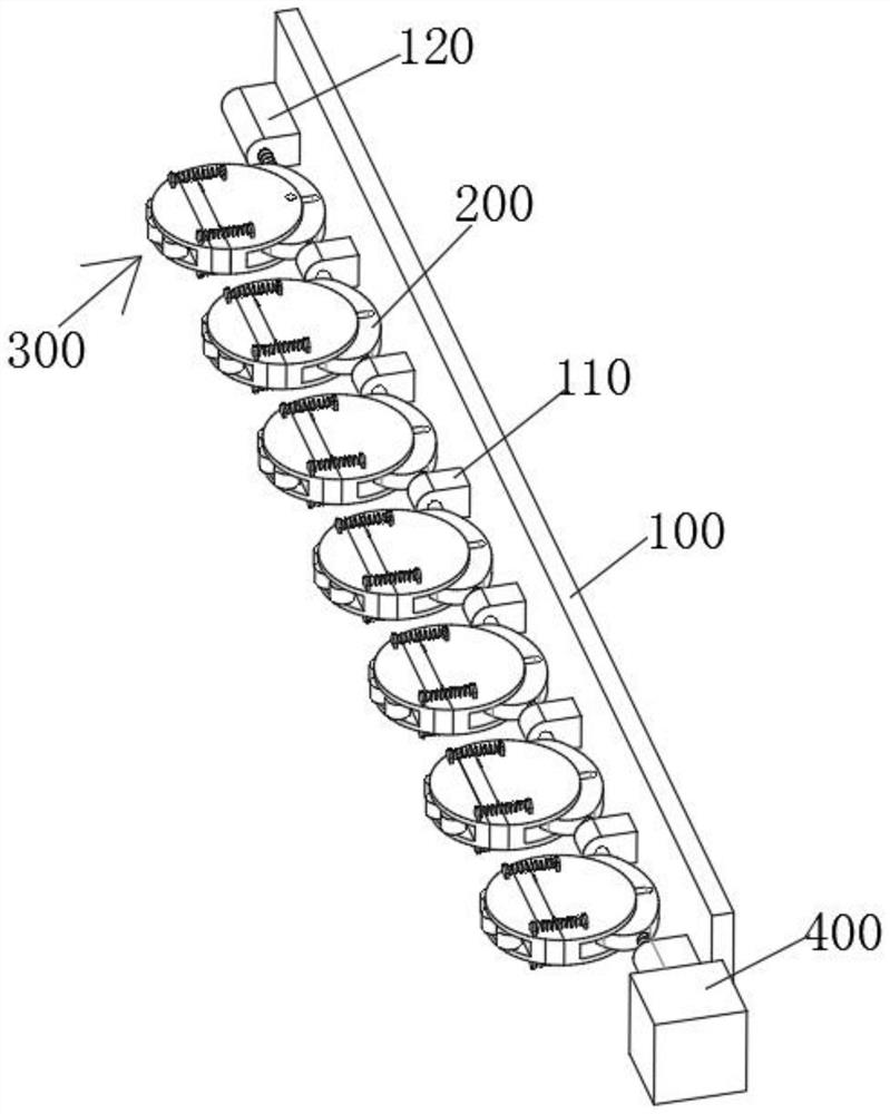 Ship side stop limiting outer frame and using method thereof