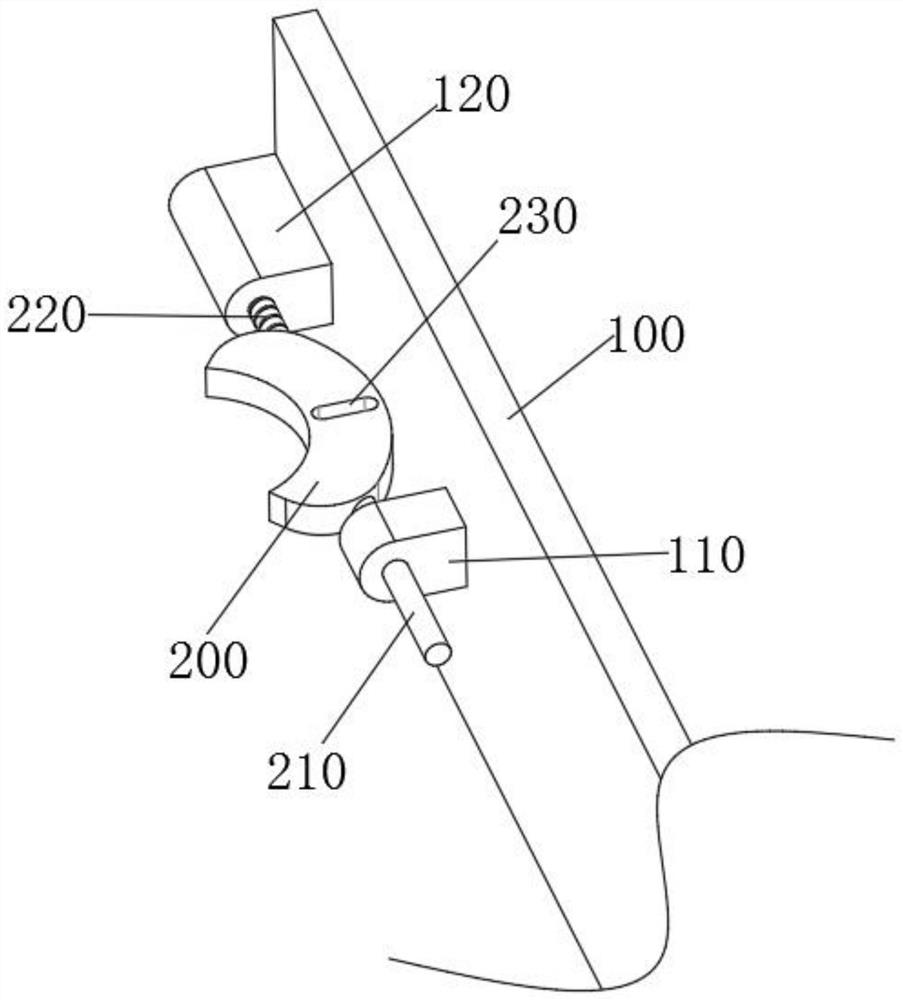 Ship side stop limiting outer frame and using method thereof