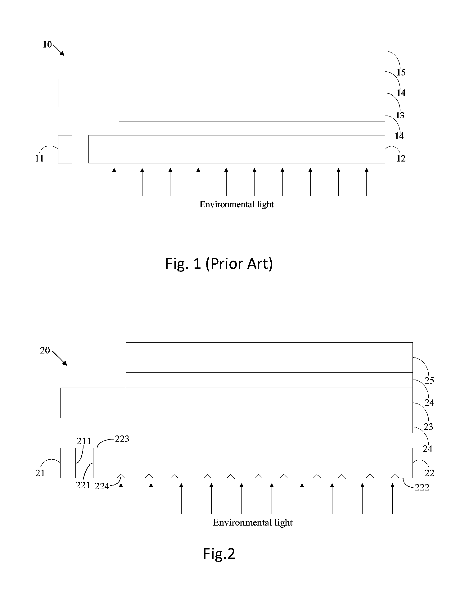 A transparent display device