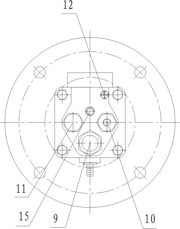 Flat-flame nozzle with automatic ignition and flame detection device