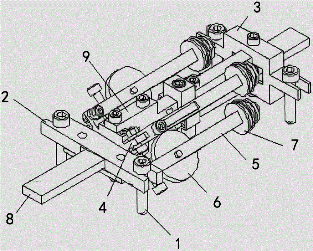 Detection apparatus for wane defect of rectangular bamboo splint