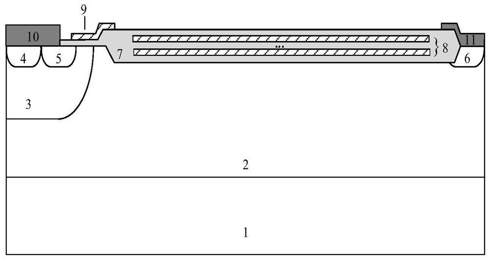 A Lateral Radiation Hardened Power Device Structure