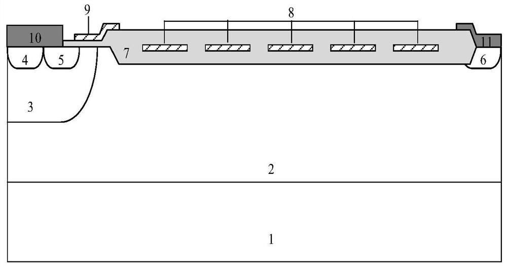 A Lateral Radiation Hardened Power Device Structure