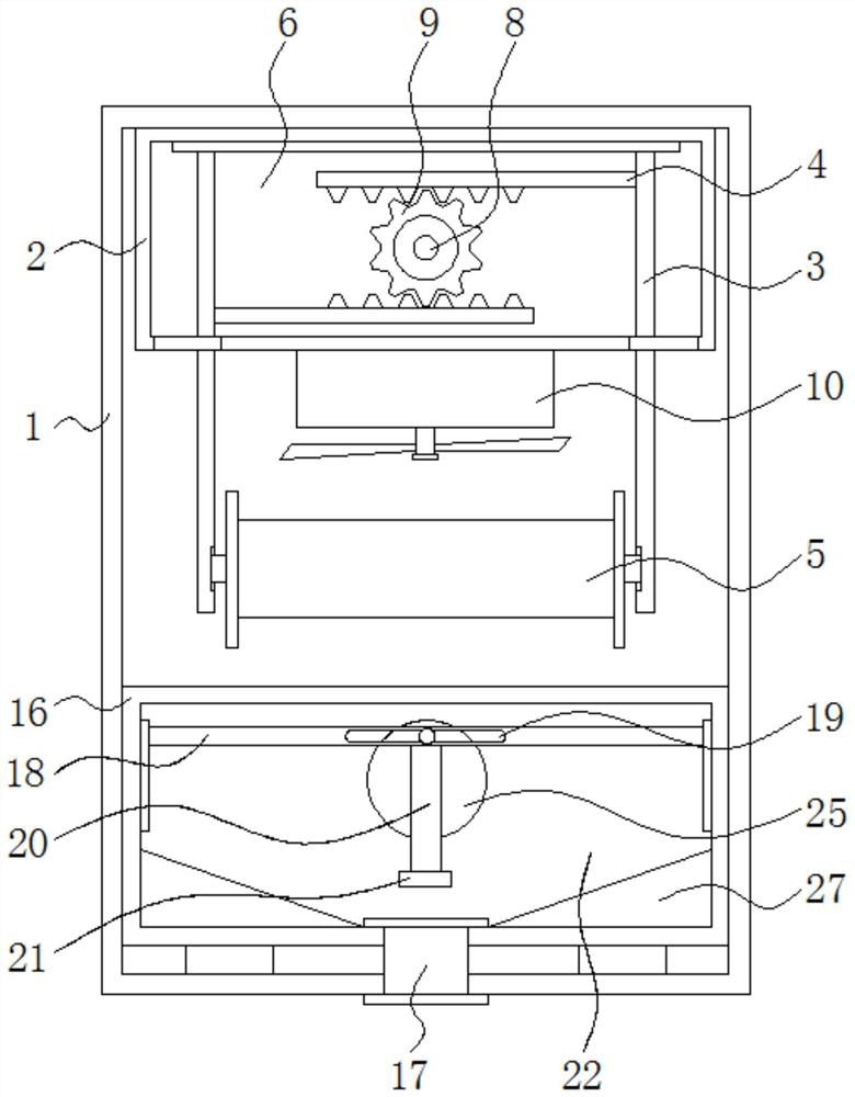 Spinning drafting braiding production device and production method thereof