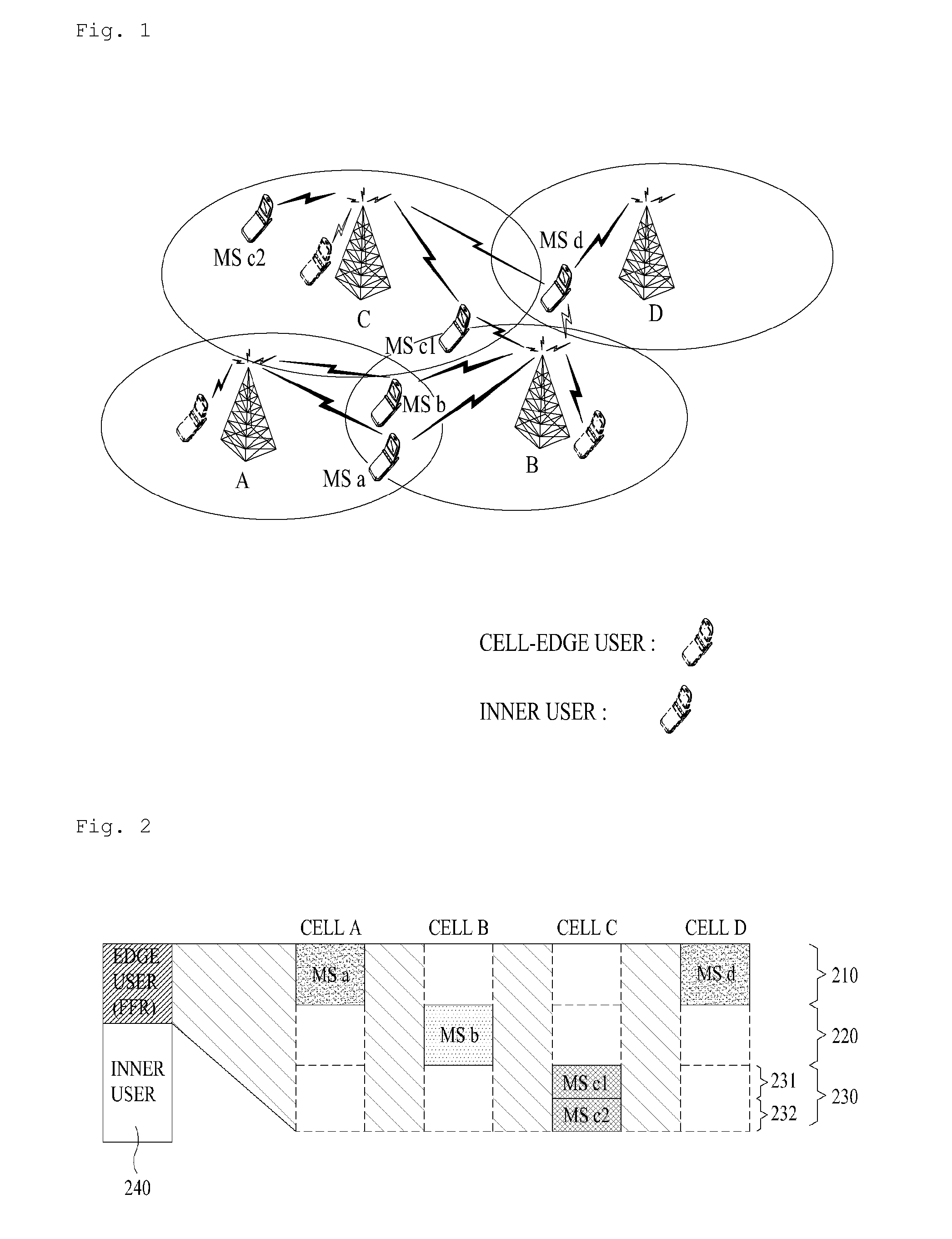 Method for providing control information associated with fractional frequency reuse