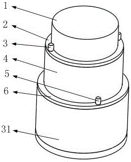 Small-displacement energy recovering cylinder