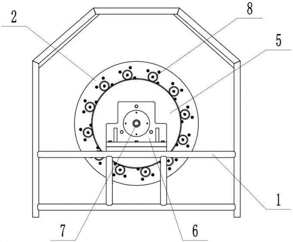 Take-up device for wet thread drying machine