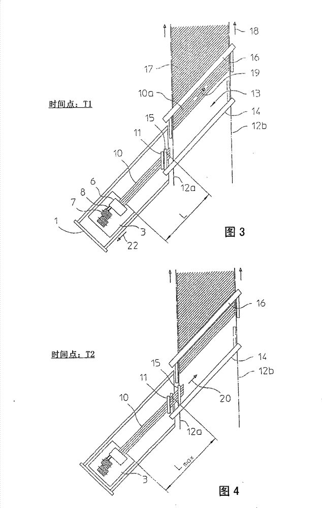 Method and device for creating a unidirectional fibre layer, method for manufacturing a multi-axial layed fabric and a multi-axial machine as well as a method for manufacturing a woven cloth and weave