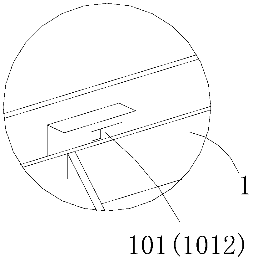 Surface frame installation structure of liquid crystal display device and liquid crystal display device