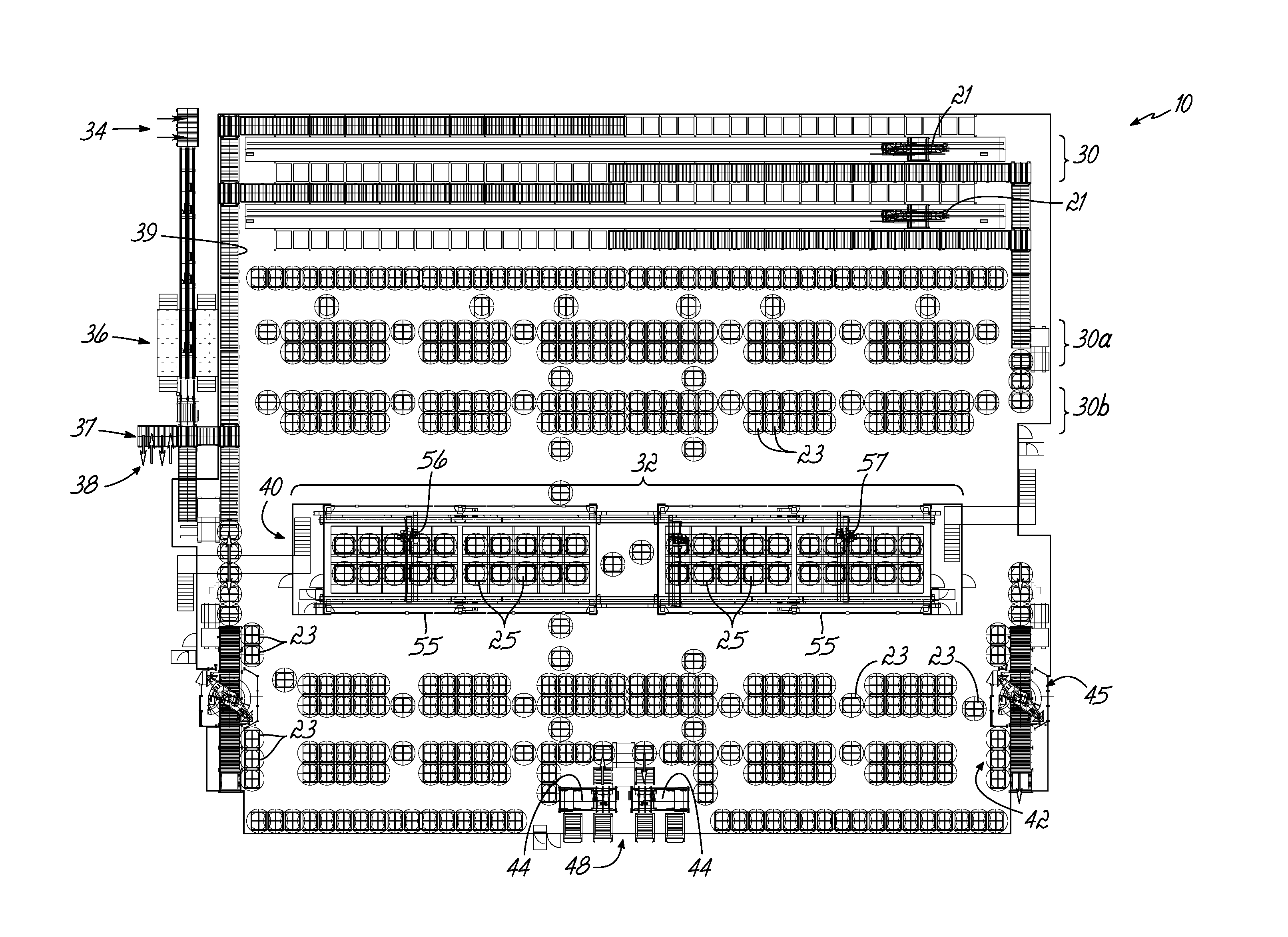 Automated layer picking and storage system