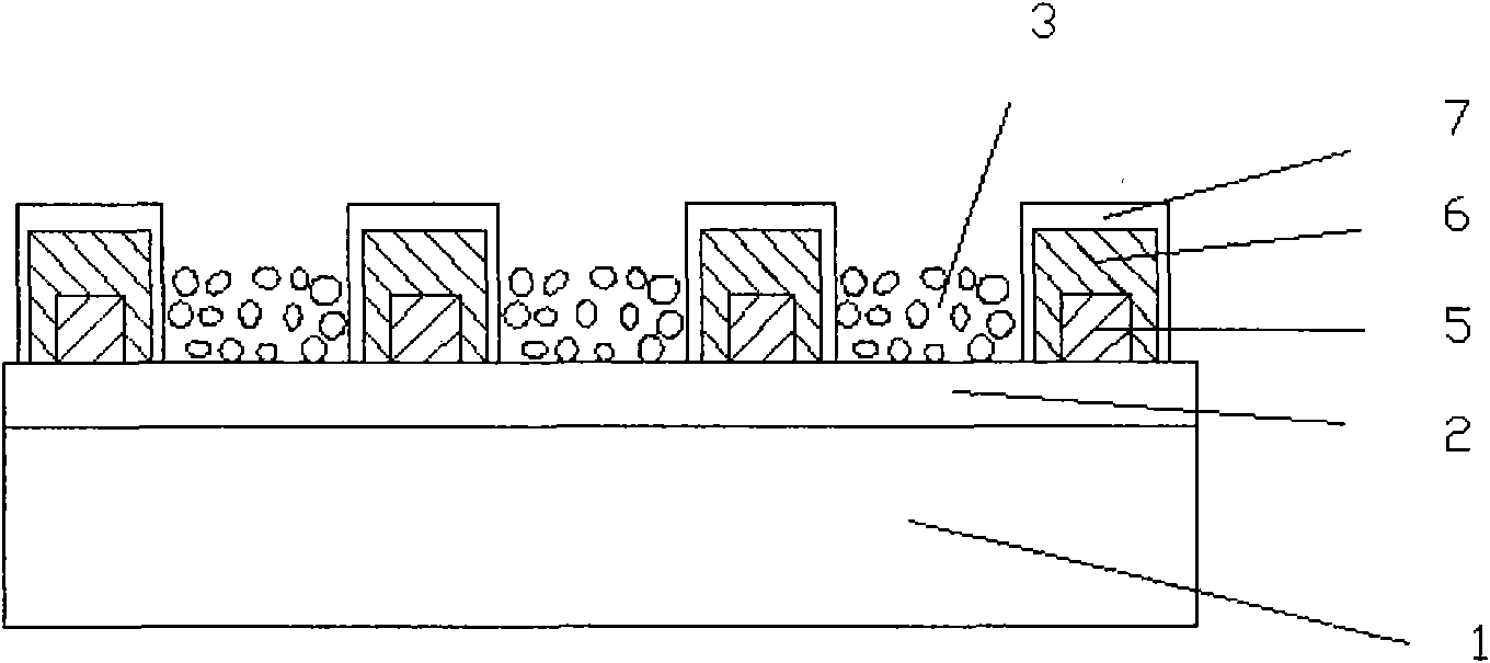 Packaging structural element of dye-sensitized cell and packaging method thereof