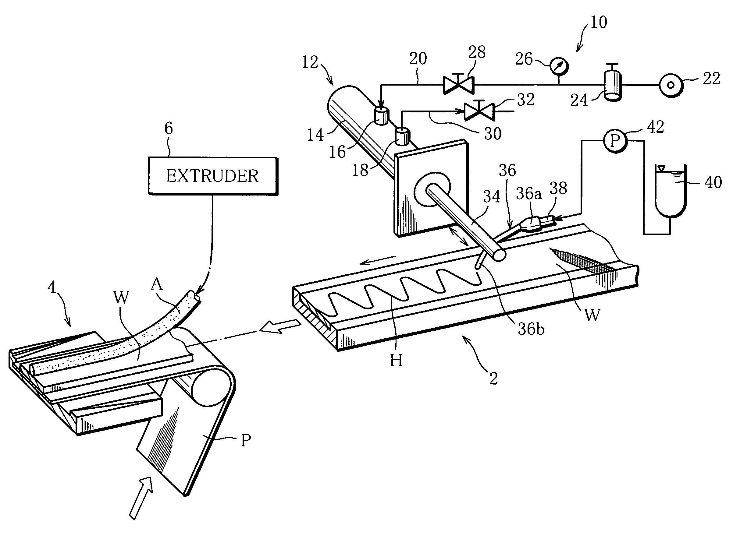 Manufacturing machine for manufacturing heat-source rod and method of manufacturing same