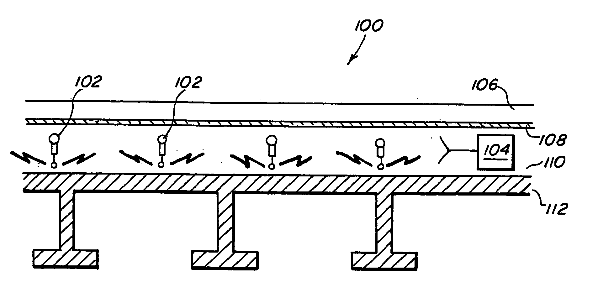 Wireless-based system and method for hull-based sensing