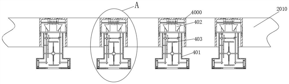 Lifting platform material pushing box device for improving production efficiency of power battery raw materials