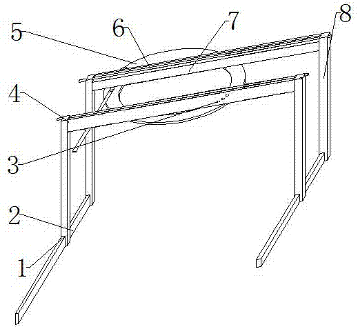 Surgical operation movable pull hook