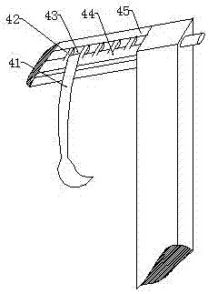 Surgical operation movable pull hook