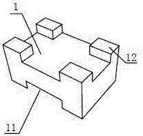 I-shaped anti-knock mortarless building block and building block wall