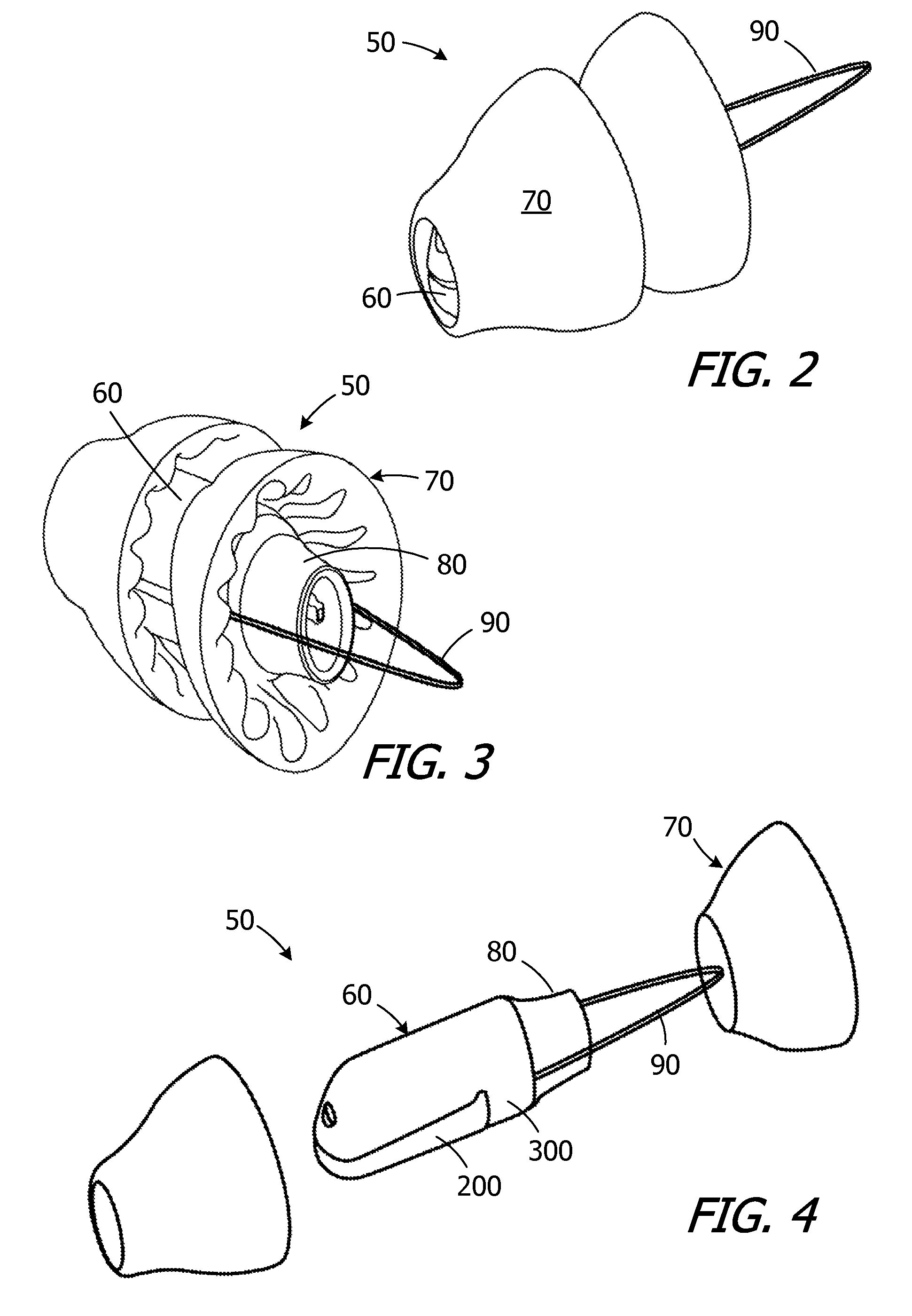 Canal hearing devices and batteries for use with same