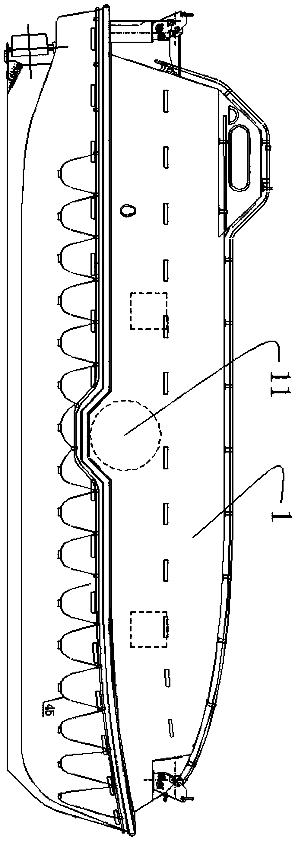 Boat-mounted saturation diving escape compartment