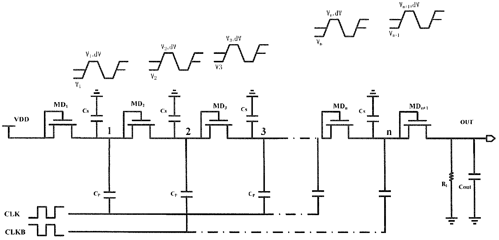 Charge pump capable of eliminating threshold voltage influence