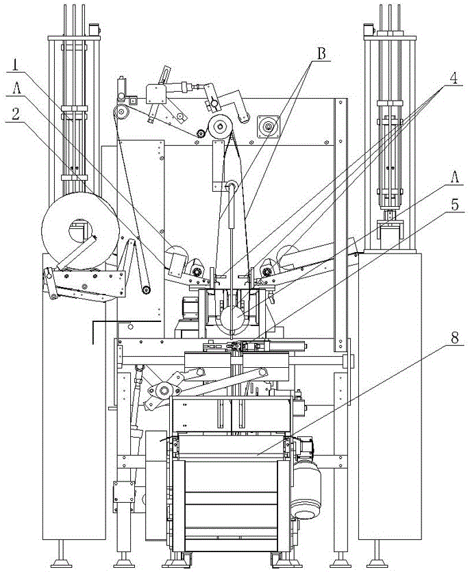 Paper cup packaging machine