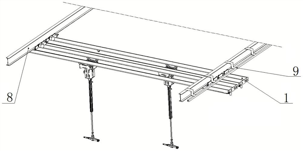 Electric truss type intelligent assembly workstation