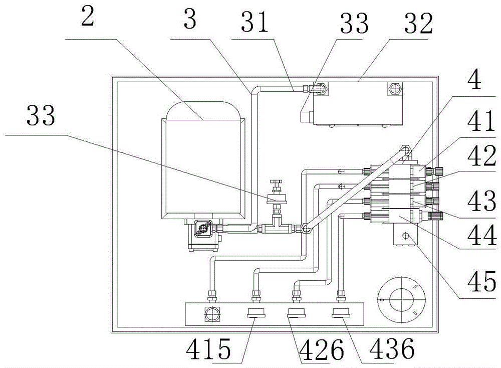 Hydraulic system for combined machine tool