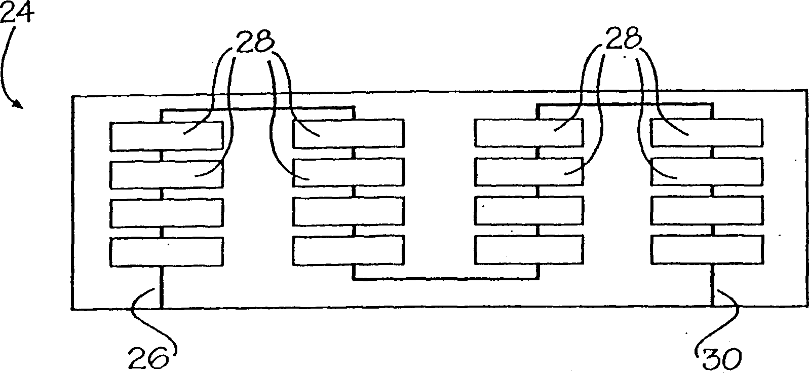 High capacity memory module with built-in high speed bus terminations