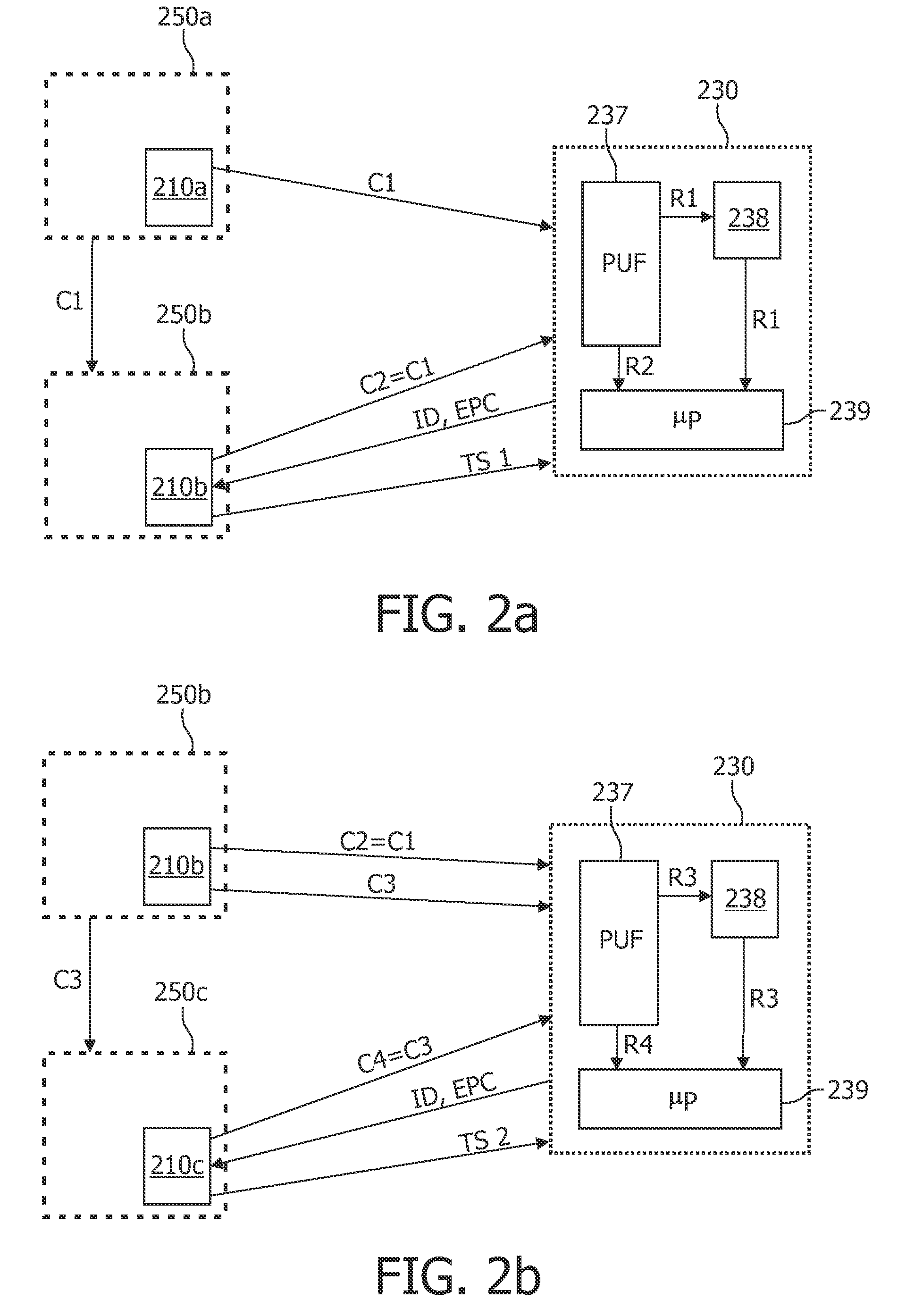 Controlling data access to and from an RFID device