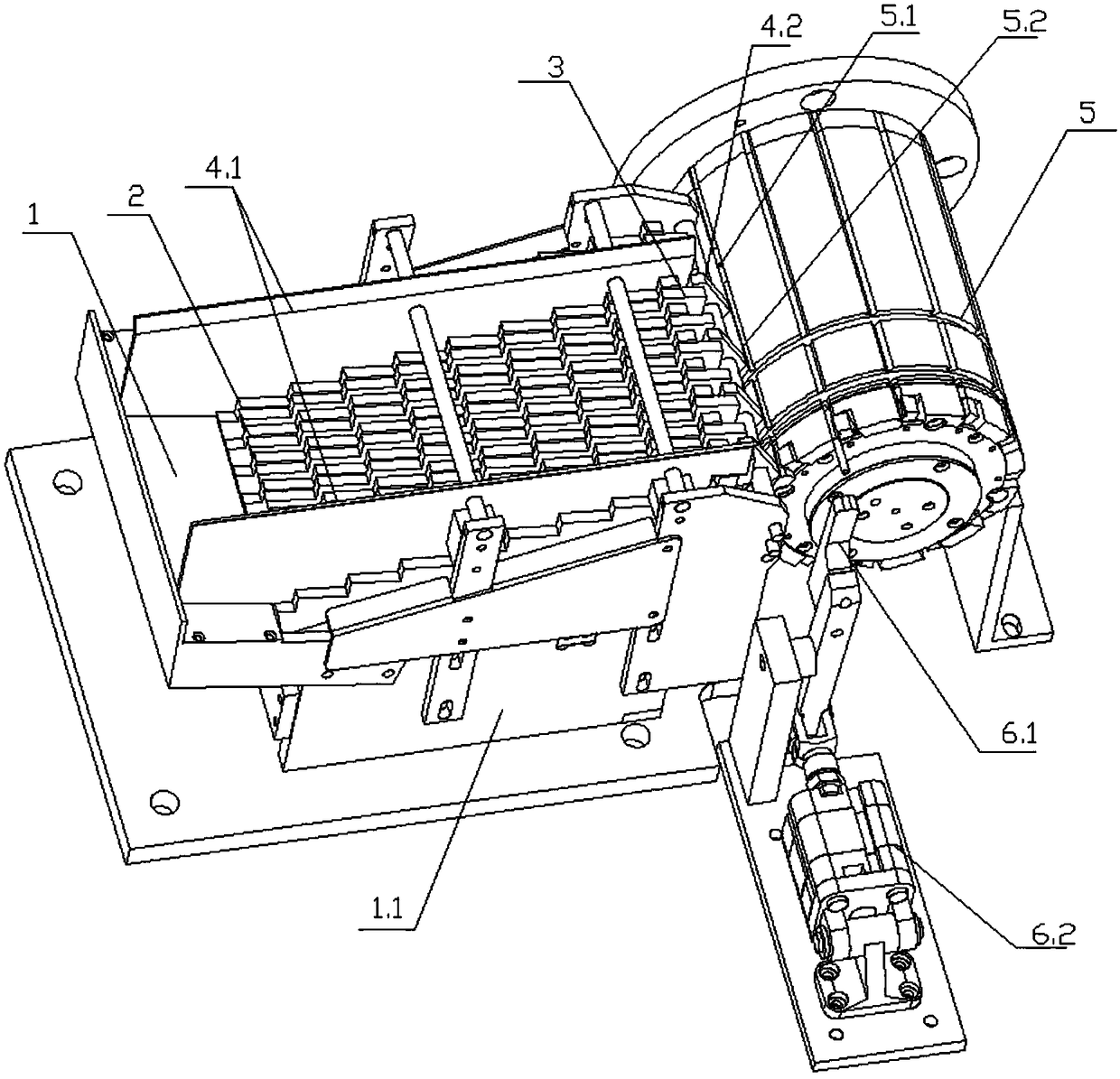 Automatic rotating, welding and processing platform for heating wire guide rods