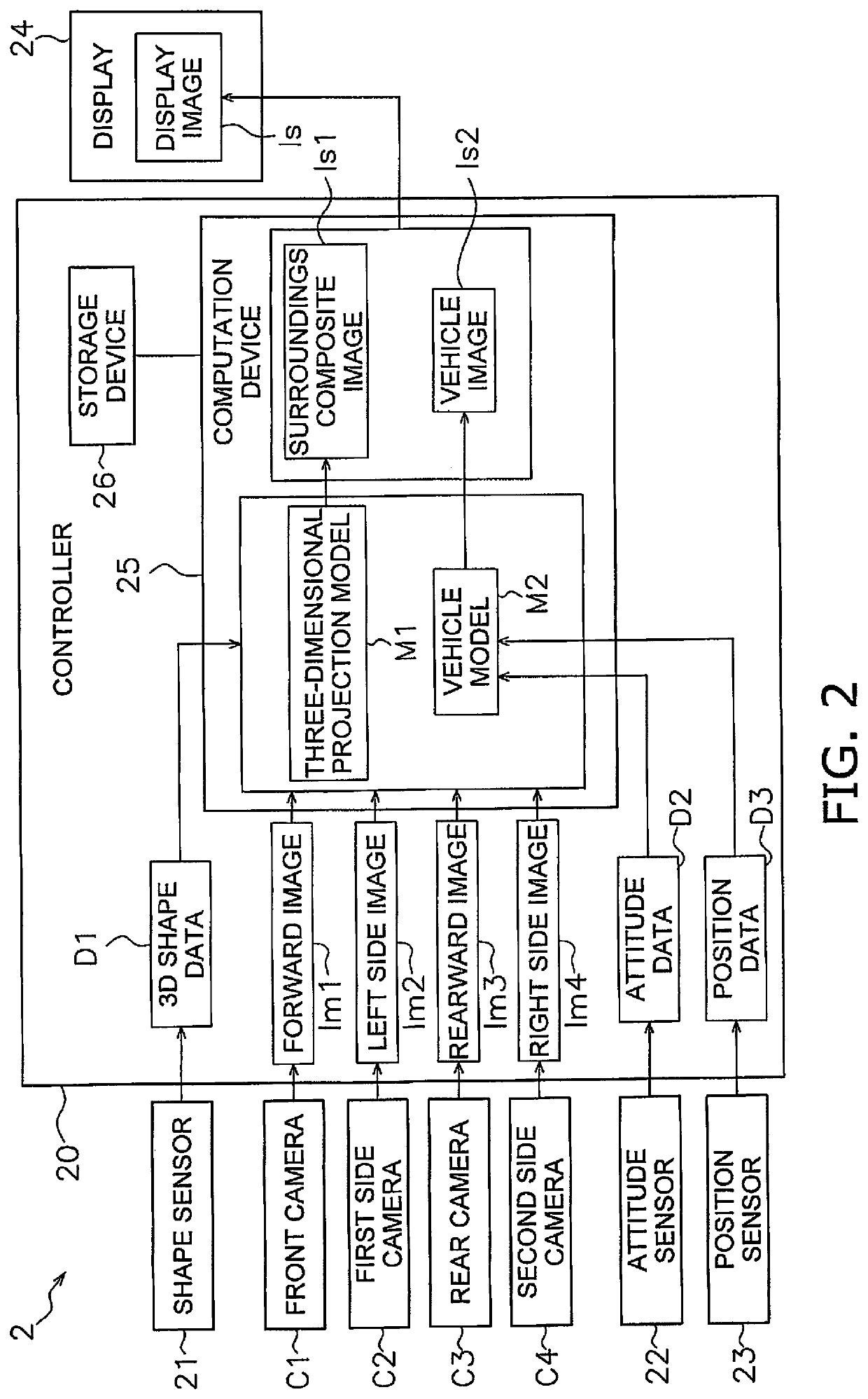 Display system for work vehicle and generation method