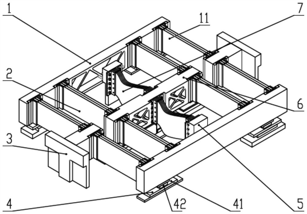 Long-stroke quasi-zero-rigidity flexible guide mechanism