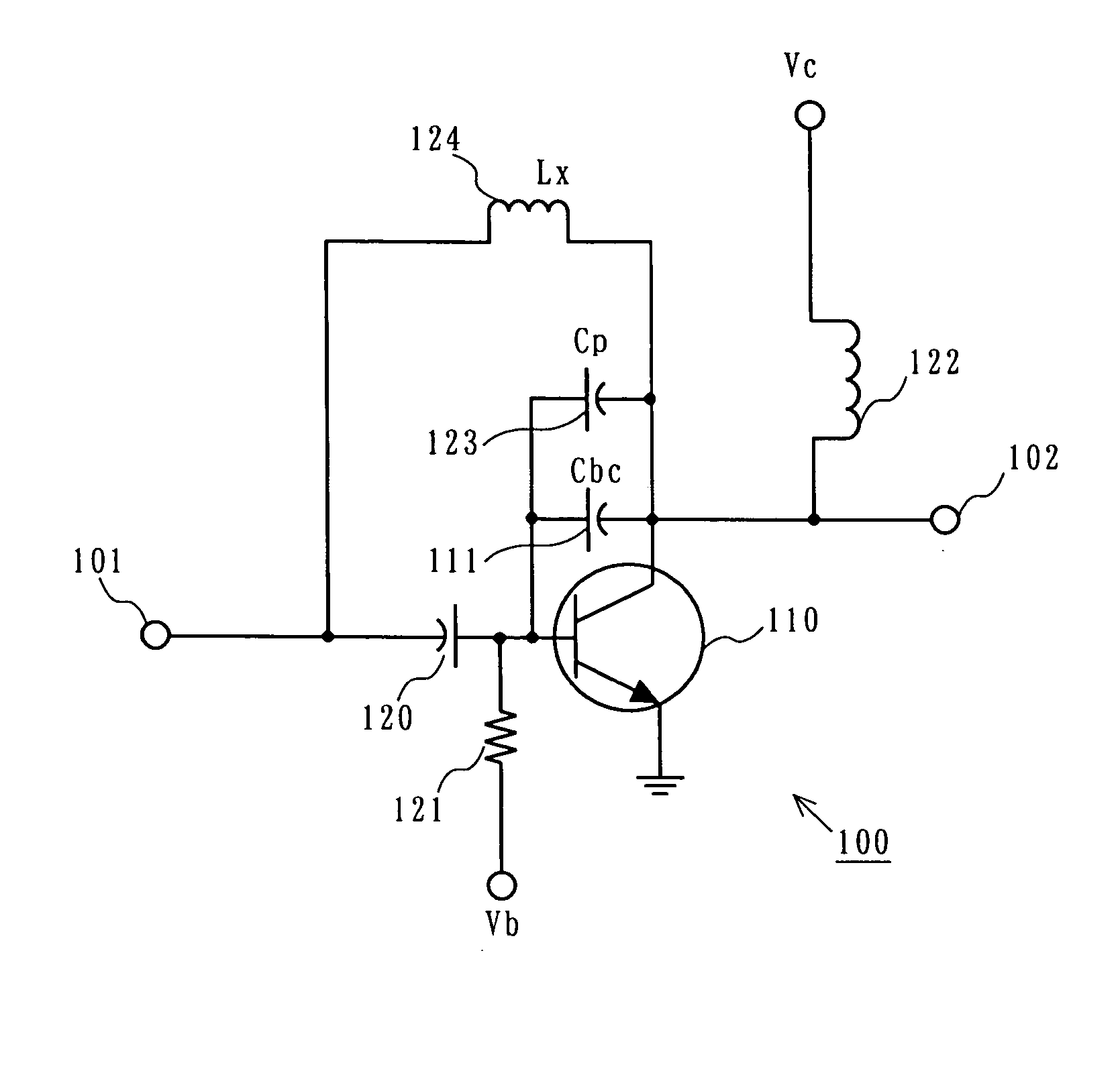Amplifier; and transmitter and communication device incorporating the same