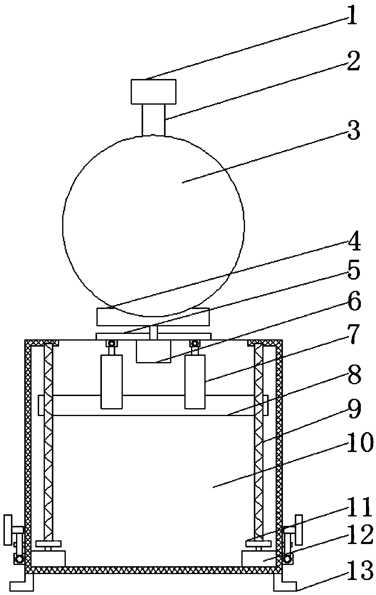 Spherical displayer with multi-angle display function