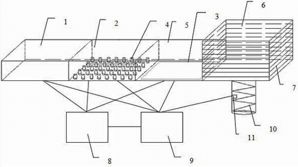 System for preparing ITO thin films by adopting magnetron sputtering and capable of enhancing film forming quality