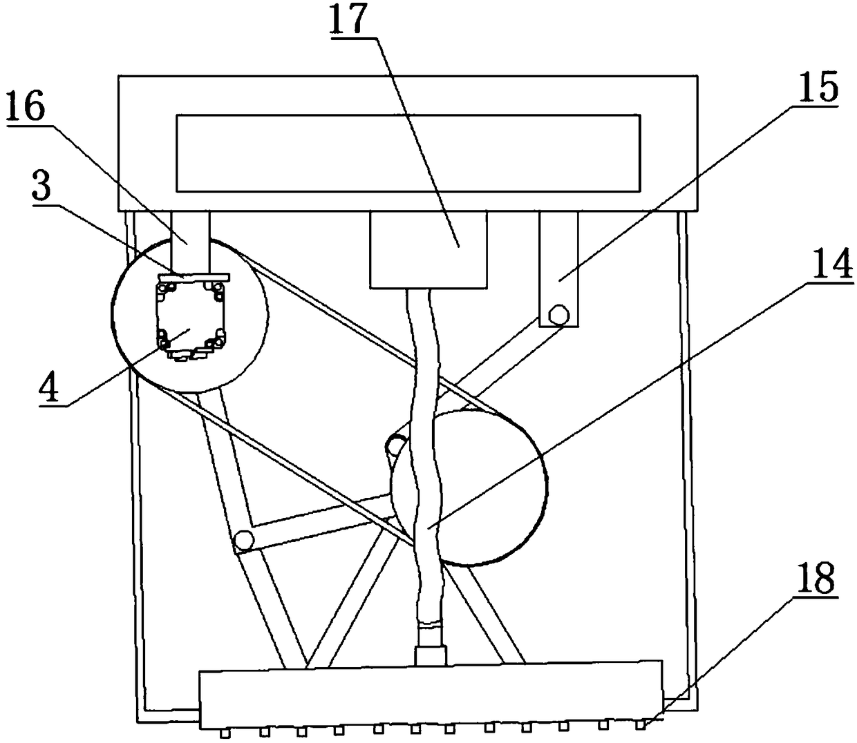 Cold-chain logistics transport box cleaning equipment and cleaning method