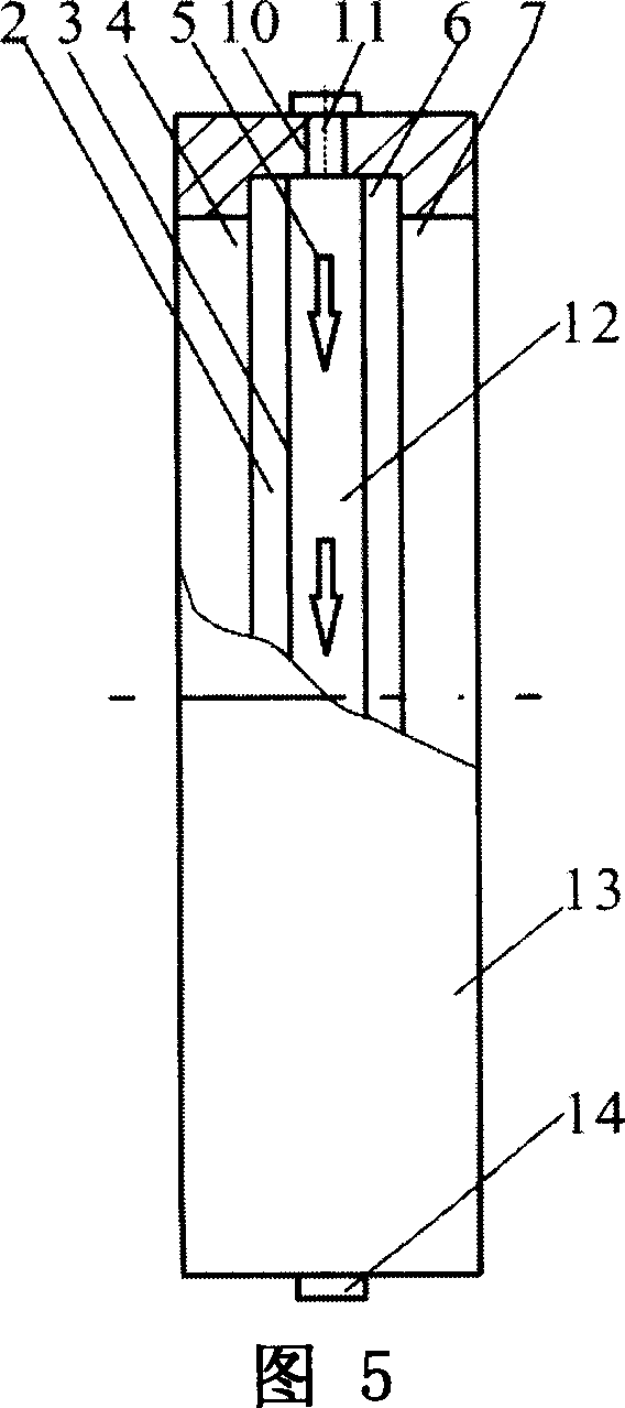 Cooling structure of solid thin-sheet laser