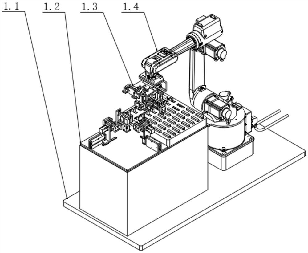 Joint robot of automatic material turning numerical control equipment