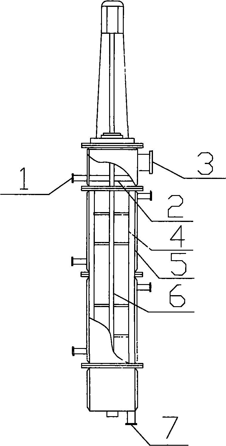 Process for synthesizing sucrose polyester by using rotating film transesterification flow reactor