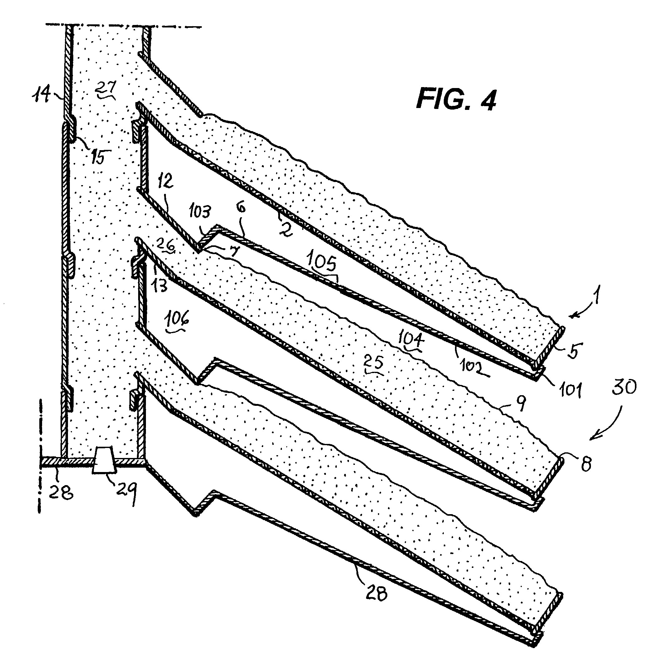 Method and apparatus for cake-forming granular-bed filtration
