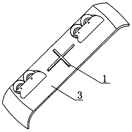 Cross-shaped steel structure reinforcing rib