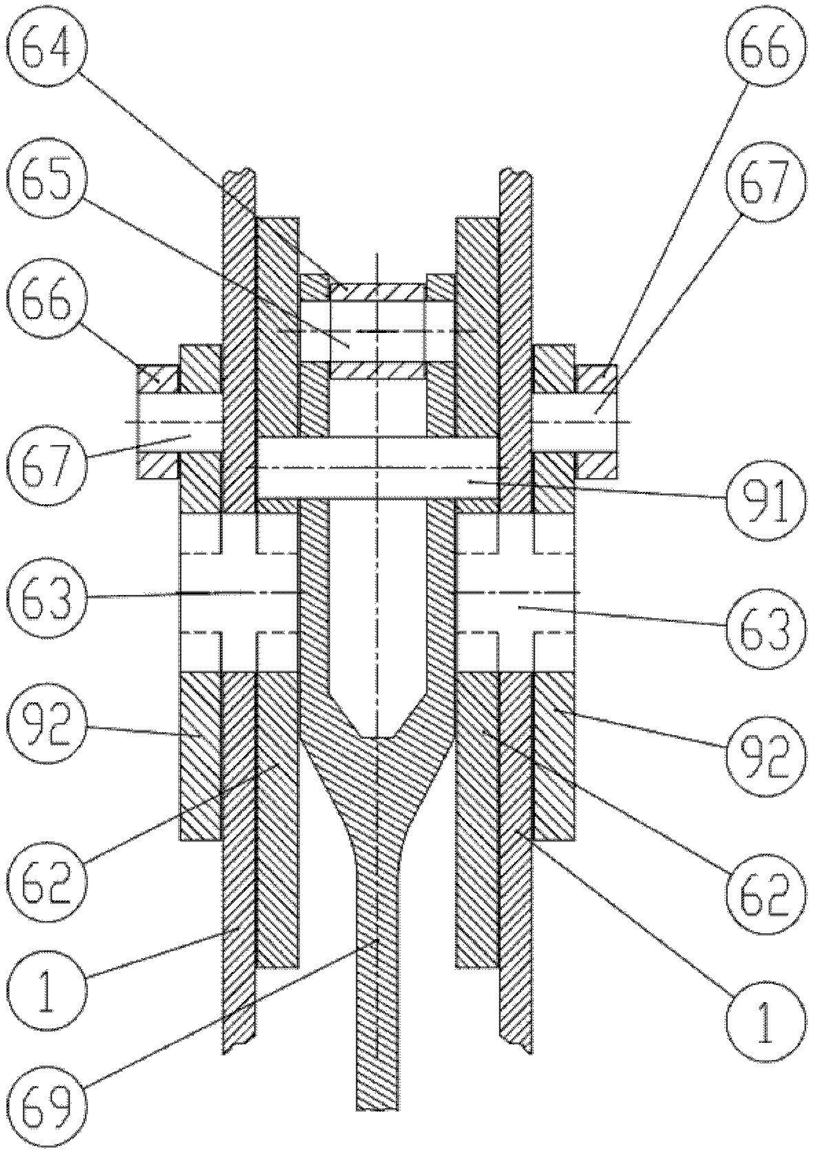 Ultra-high-power spring operating mechanism for high-voltage circuit breaker