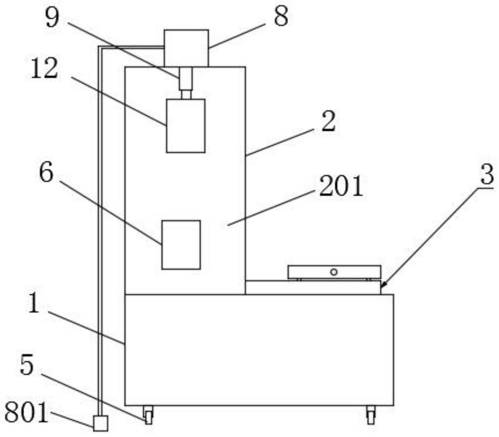 A detection device and detection method for food packaging airtightness