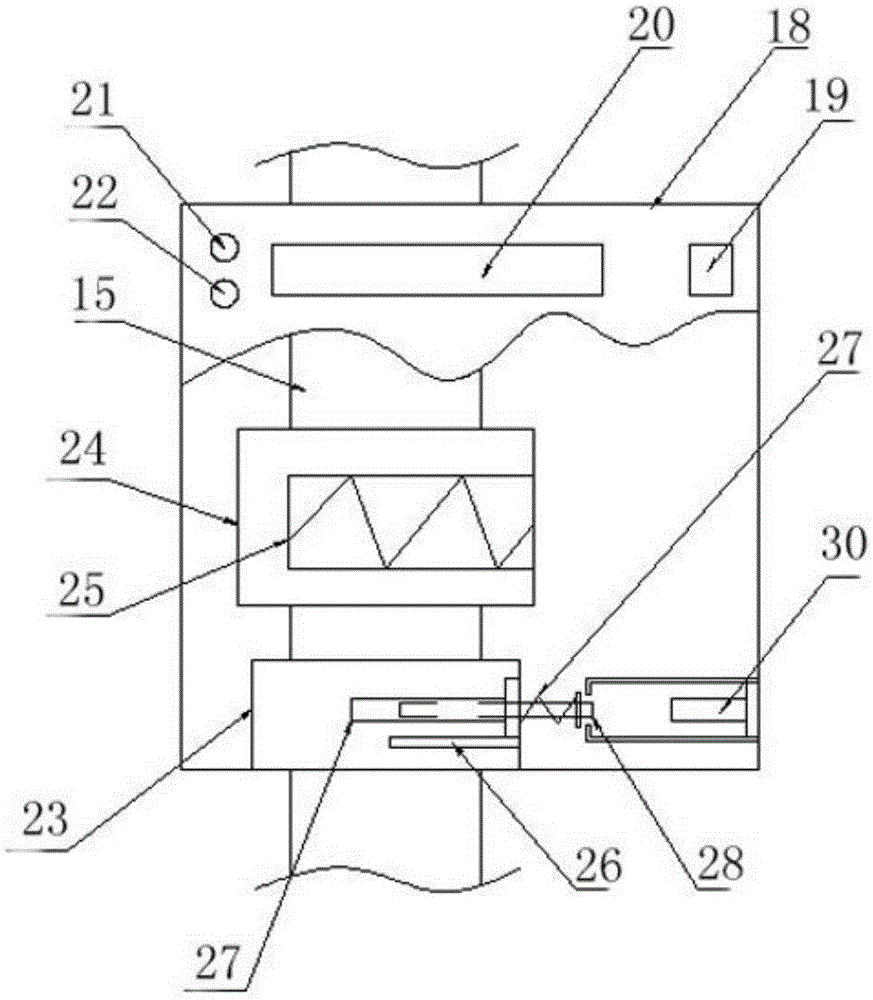 Remote intelligent control method for indoor fuel gas heat supply device