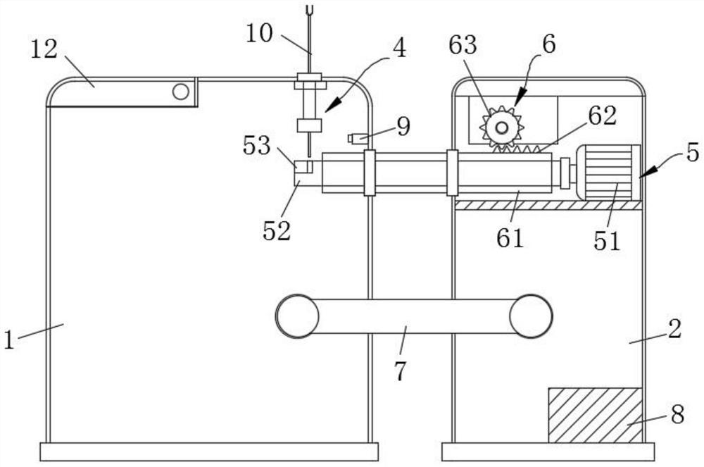 Interventional puncture needle recovery processing device