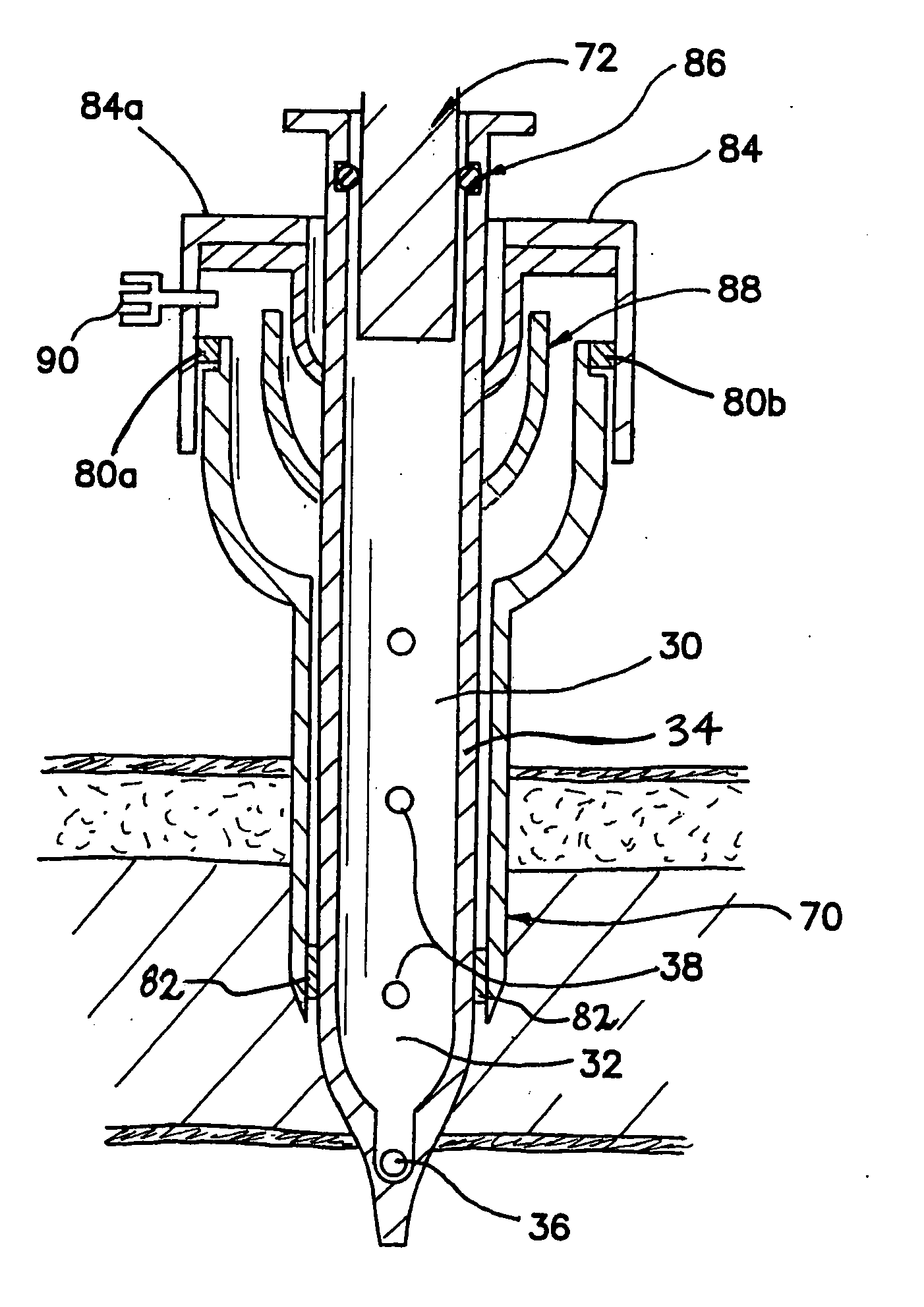 Insufflating optical surgical instrument