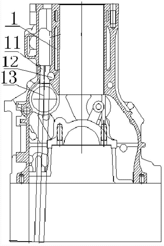 Tappet hole drilling tool assembly and method for processing the tappet hole