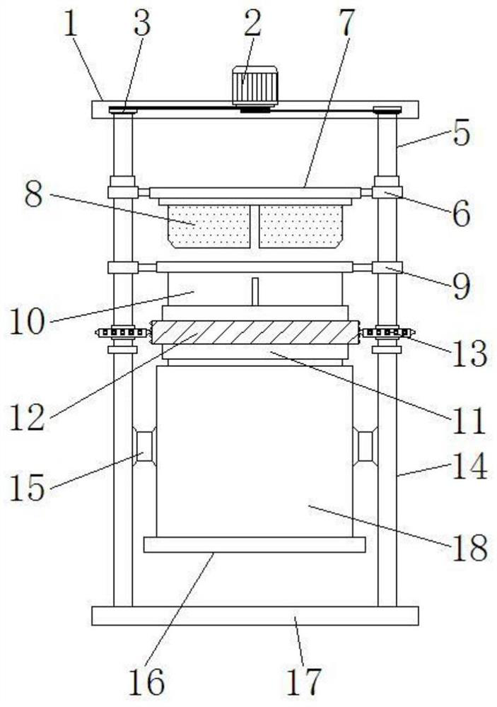 A granulator for western medicine processing with anti-adhesion function