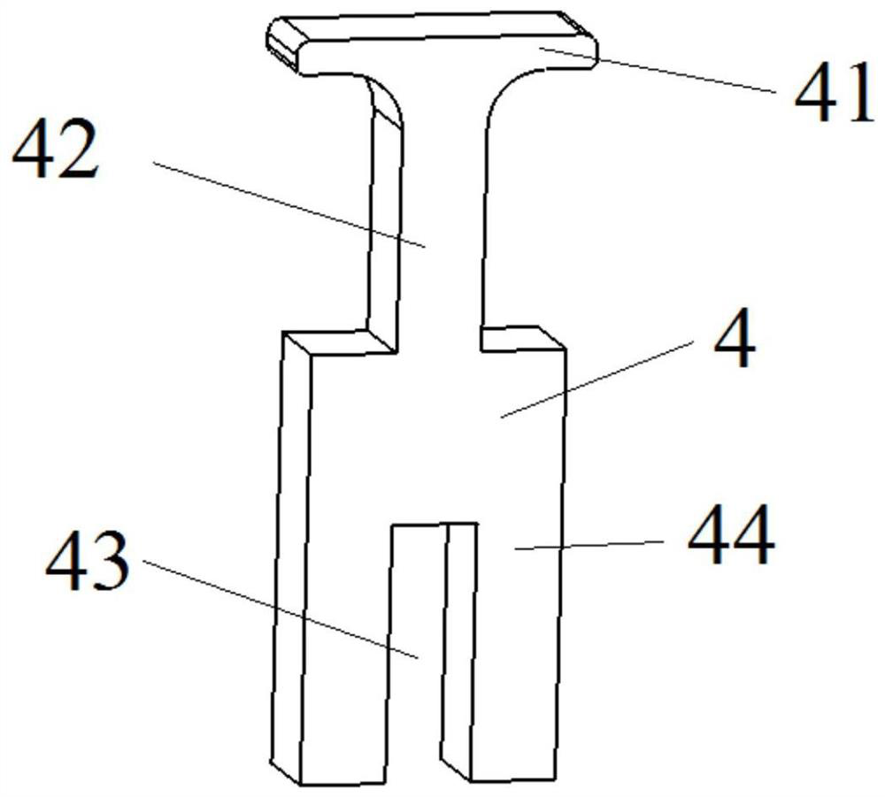 Taper profiling support device for on-line rapid adjustment of automobile sealing element dual-cavity extrusion